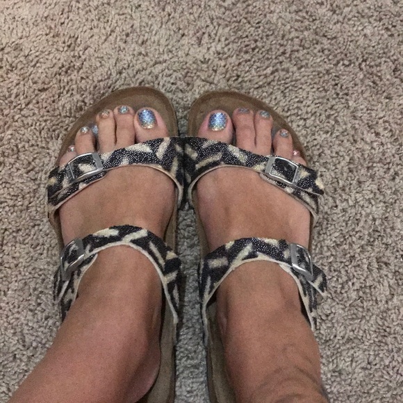 birkenstock zebra print